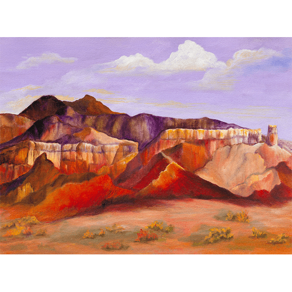Geology 101 - Landscape Oil Painting
