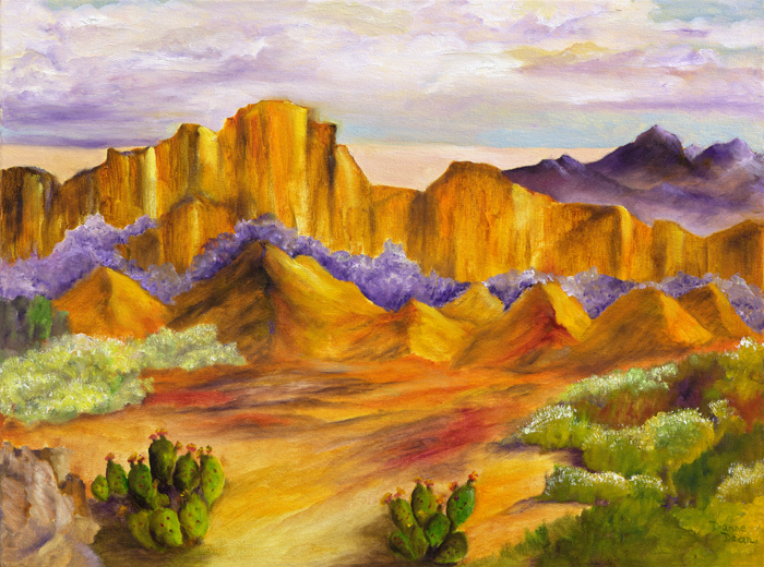 Lavendar in the Cliffs Limited Editions Prints
