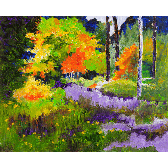 A Warm Sun It Is - Landscape Oil Painting
