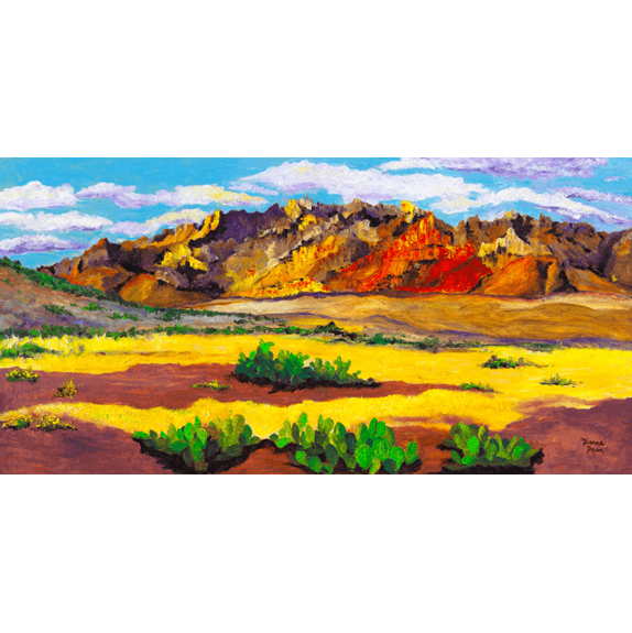 Las Floridas - Landscape Oil Painting