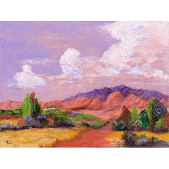 Path to the Sun - Landscape Oil Painting