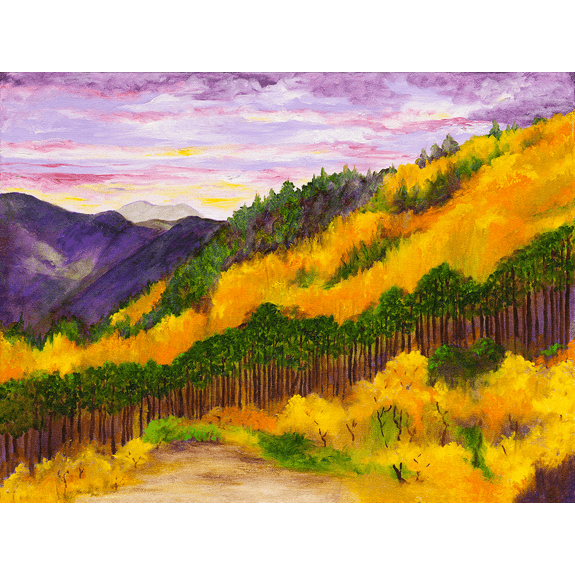 The Lineup - Landscape Oil Painting