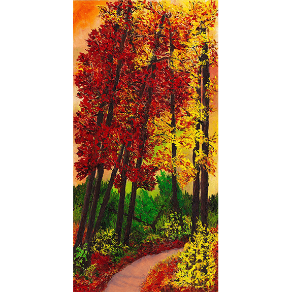 Walk with Me through 4th July Canyon - Landscape Oil Painting